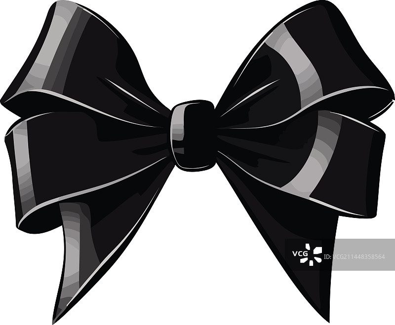 象征庆祝和优雅的缎带蝴蝶结图片素材