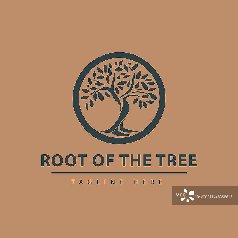 高级树图标Logo设计图片素材