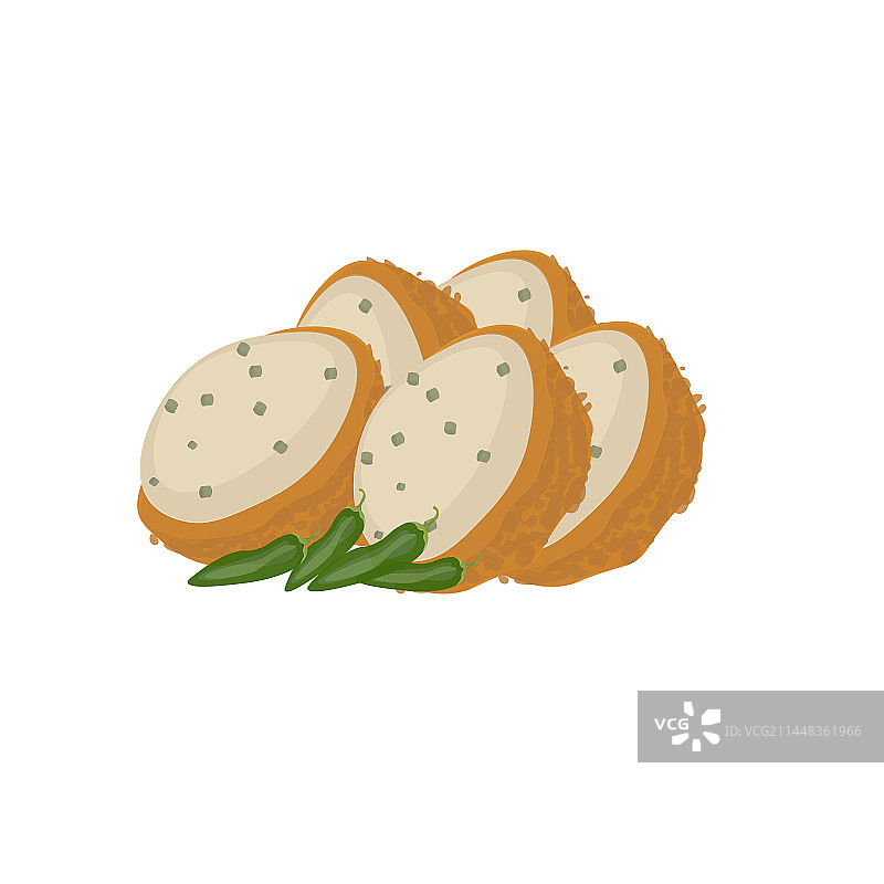 印尼街头小吃豆腐瓦里克图片素材