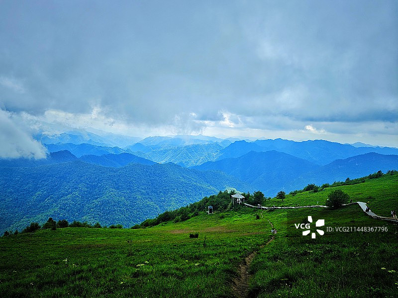 紫柏山风光（张良隐居地）图片素材