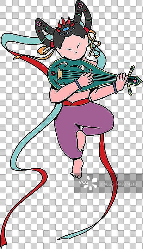 敦煌 飞天神女图片素材