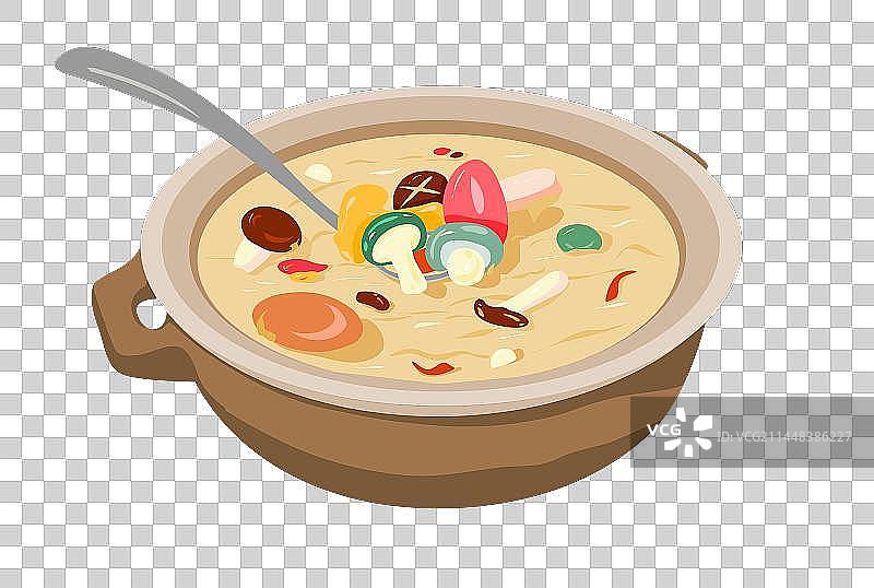 野生菌火锅元素图片素材