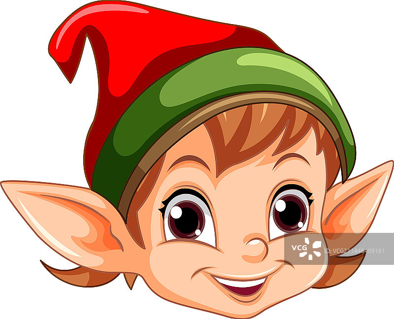 可爱的精灵头像卡通角色图片素材