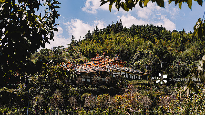 深山古寺图片素材