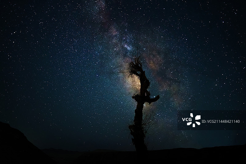 敦煌的星空图片素材