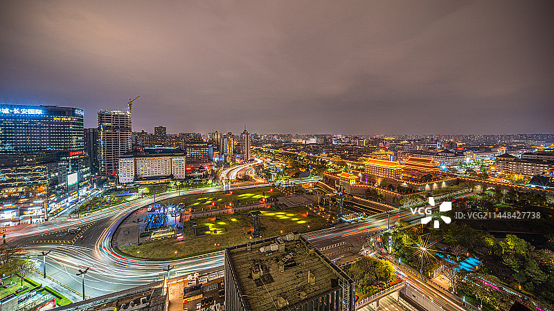 西安城墙永宁门图片素材