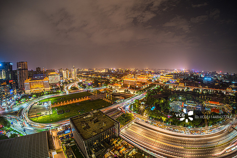 西安城墙永宁门图片素材