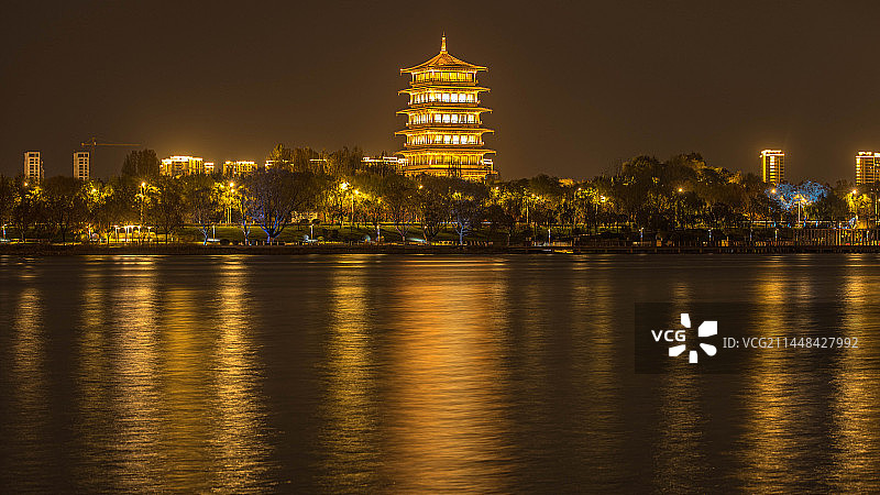 长安塔图片素材