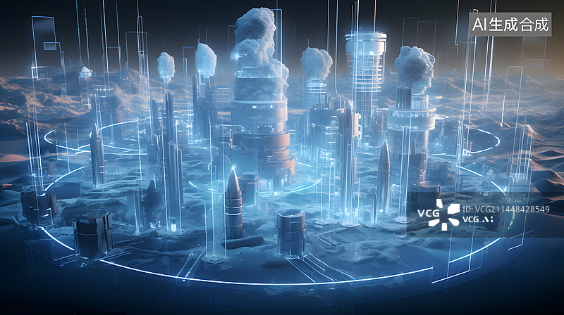 【AI数字艺术】室温超导概念图图片素材