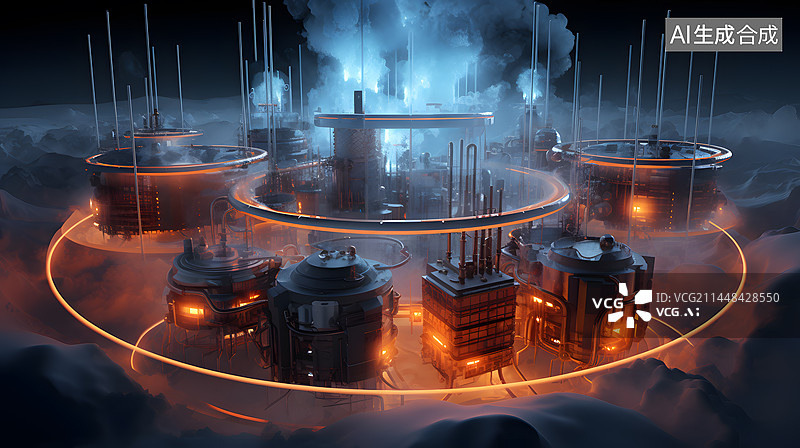 【AI数字艺术】室温超导概念图图片素材