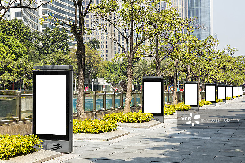 空白广告灯箱图片素材