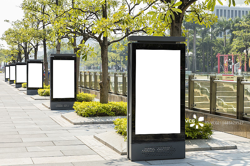 空白广告灯箱图片素材