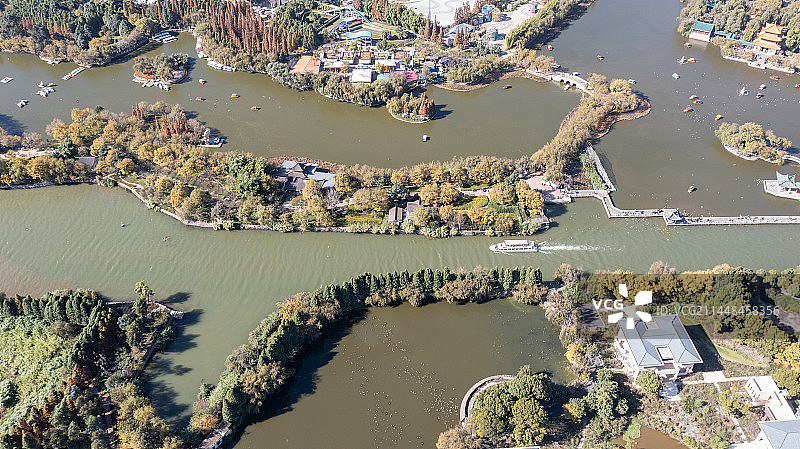 云南昆明大观公园图片素材