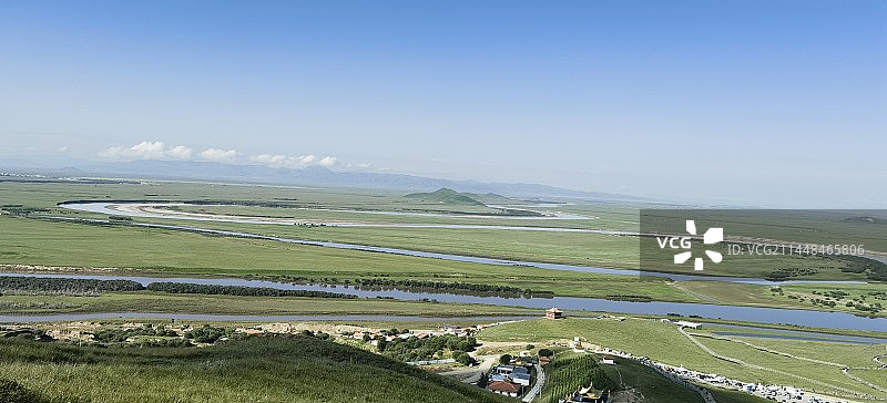 黄河九曲第一湾图片素材