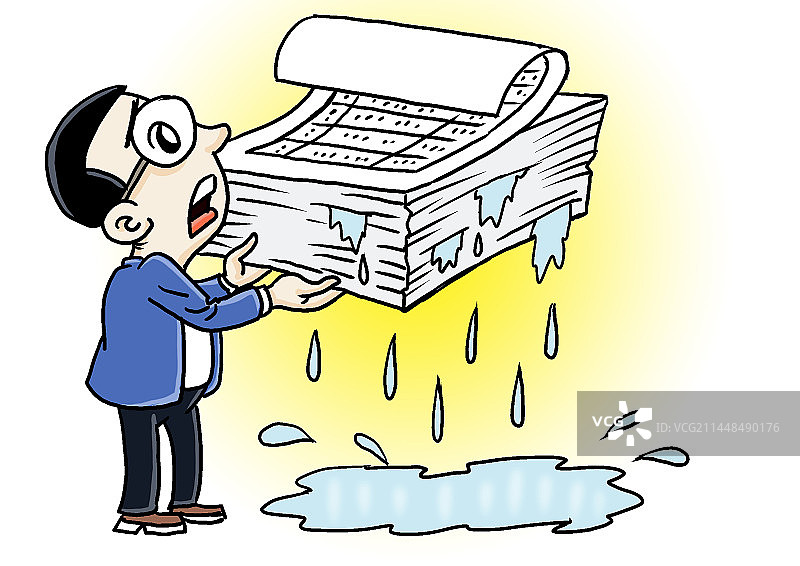 数据造假上报材料充满水分图片素材