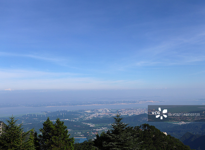 江西庐山含鄱口风光图片素材