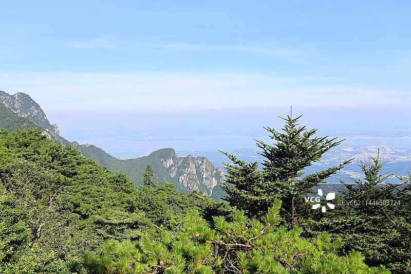 江西庐山含鄱口风光图片素材