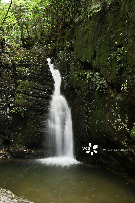 庐山瀑布风光图片素材