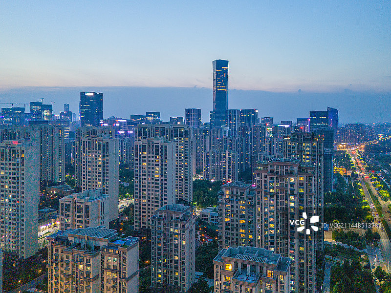 航拍济南汉峪金谷图片素材