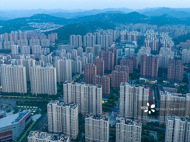 航拍济南汉峪金谷图片素材