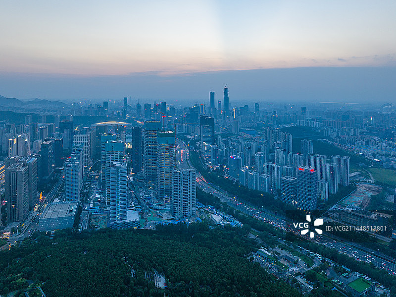 航拍济南汉峪金谷图片素材