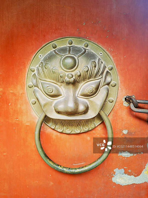 张家口大境门古城门环图片素材