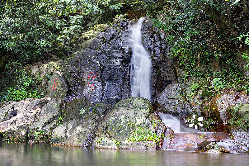 湖州德清县莫干山风景区剑池图片素材