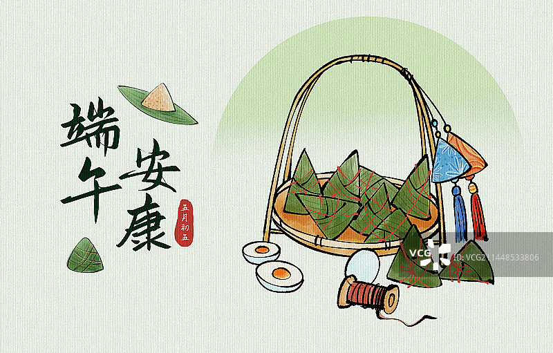 端午节国风海报图片素材