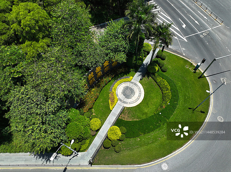 广东省深圳市南山区蛇口新时代广场一二期时间广场图片素材