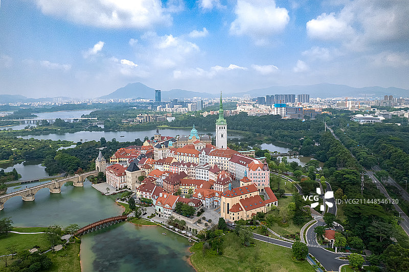 东莞欧洲华为小镇图片素材