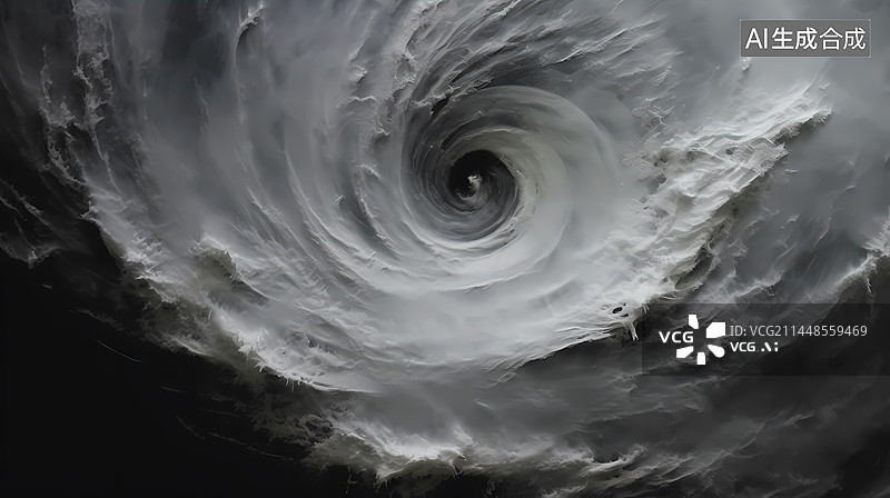 【AI数字艺术】台风气候图片素材