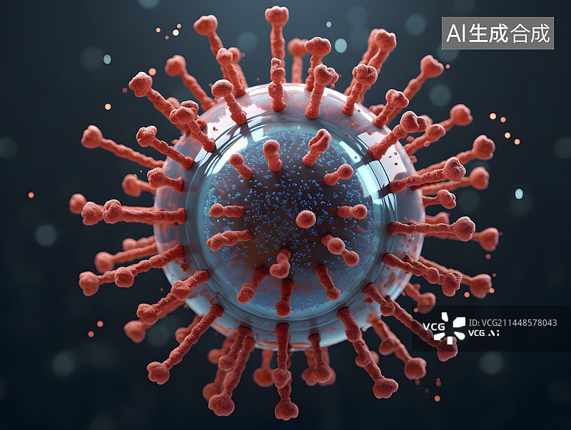 【AI数字艺术】Covid-19病毒模型c4d图片素材