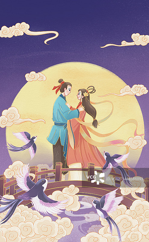 七夕海报图片素材