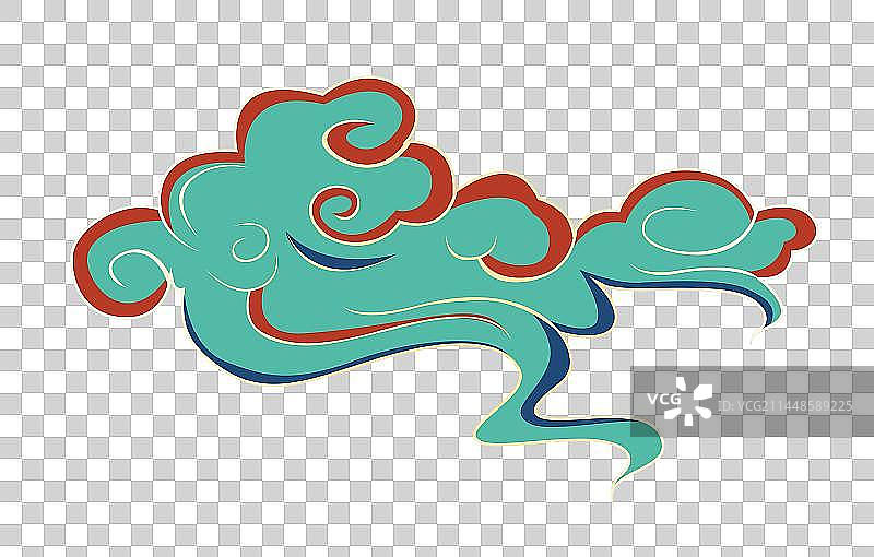 敦煌祥云流云花纹图案图片素材