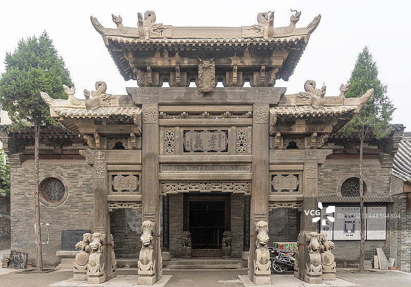 山西王家大院孝义祠图片素材