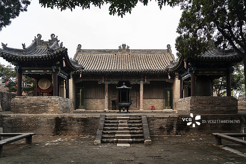 山西张壁古堡可汗祠图片素材