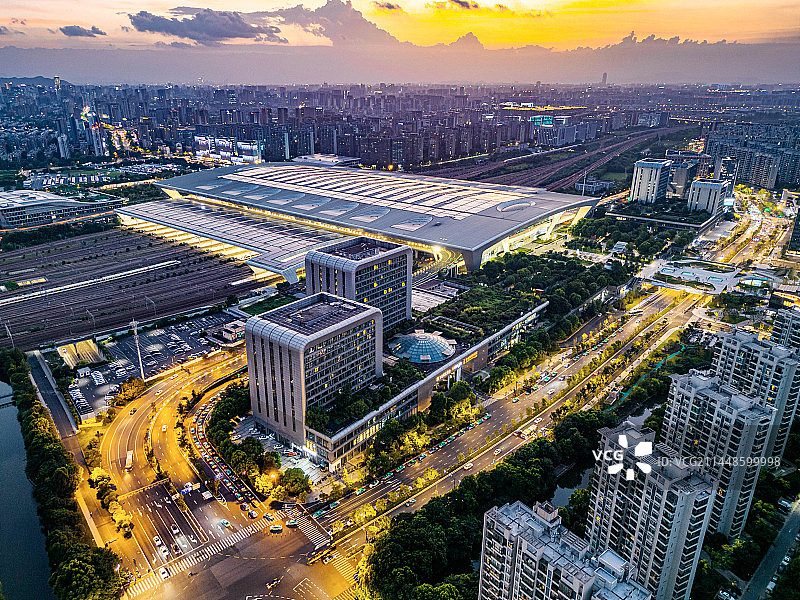 杭州火车东站图片素材