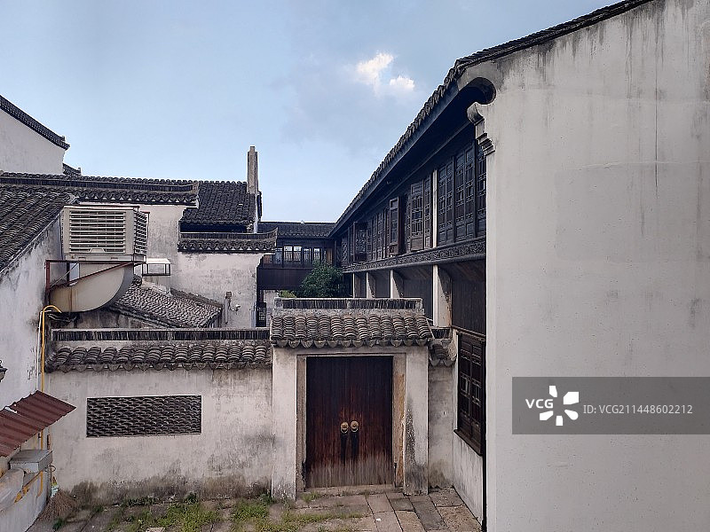 浙江嘉兴传统民居建筑图片素材