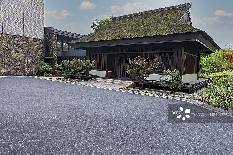 2023.7.9 江苏无锡捏花湾景区，汽车广告背景图图片素材