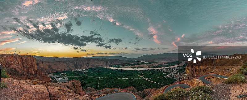 黄河石林代表景点22道湾风景区图片素材
