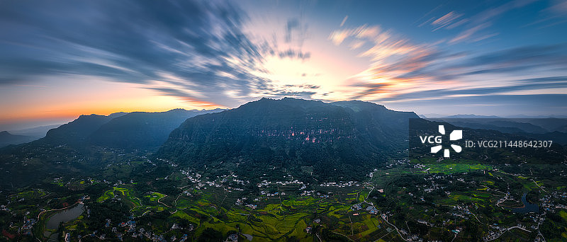 泸州叙永丹山全景图图片素材