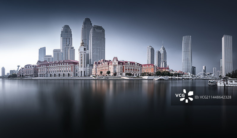 天津城市风光津湾广场图片素材