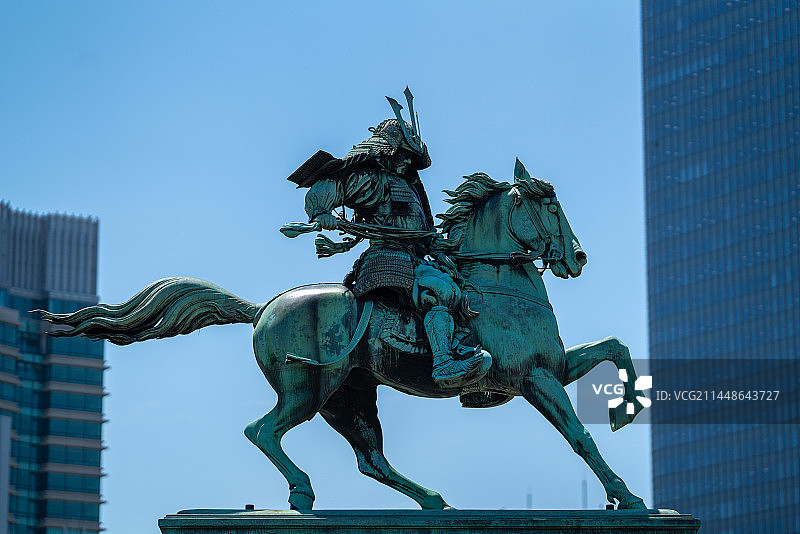 东京楠木正成铜像图片素材