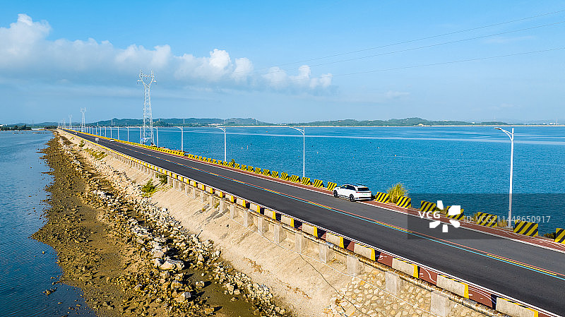 汕尾施公寮风车岛海边图片素材