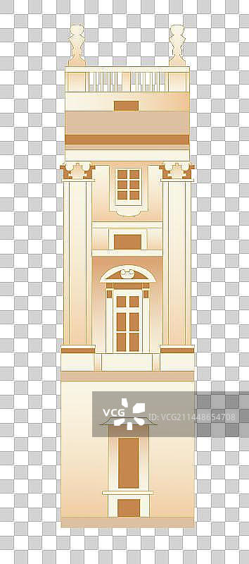 一带一路陆上丝路中欧班列西方建筑楼样式图片素材