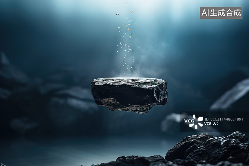 【AI数字艺术】常温超导，磁悬浮图片素材