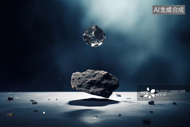 【AI数字艺术】常温超导，磁悬浮图片素材