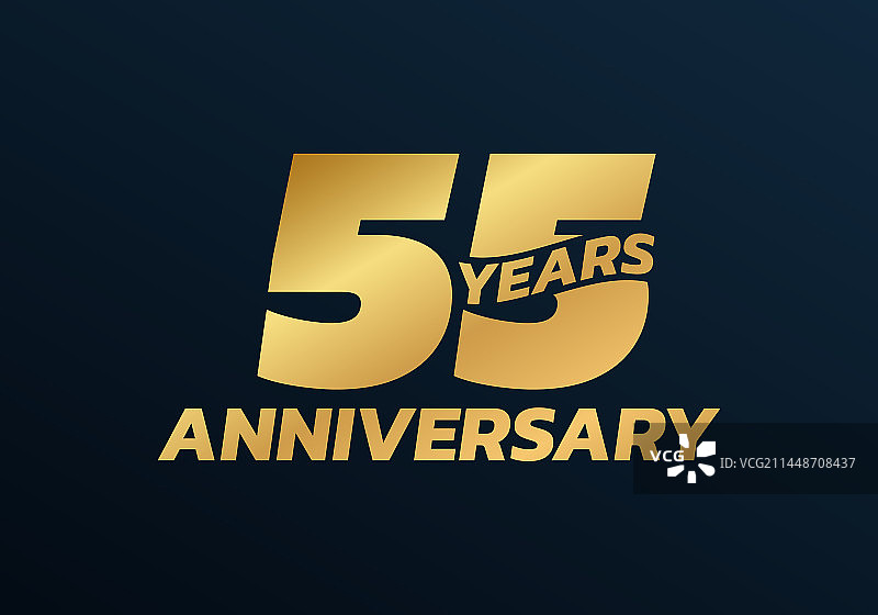 55周年纪念标志设计图片素材