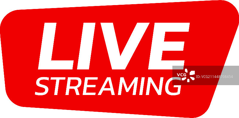 直播图标或在线广播按钮标志图片素材