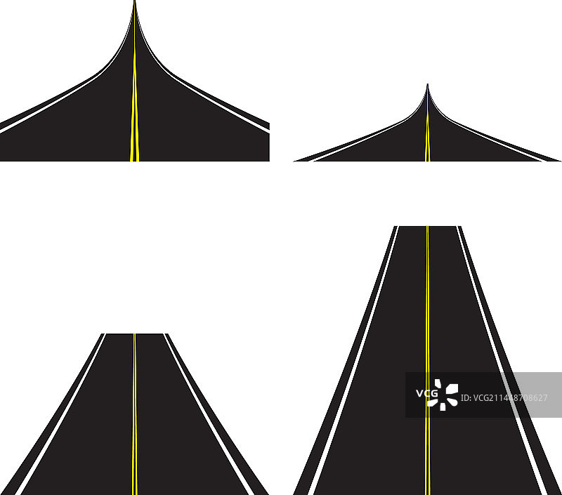 沥青道路公路模板图片素材